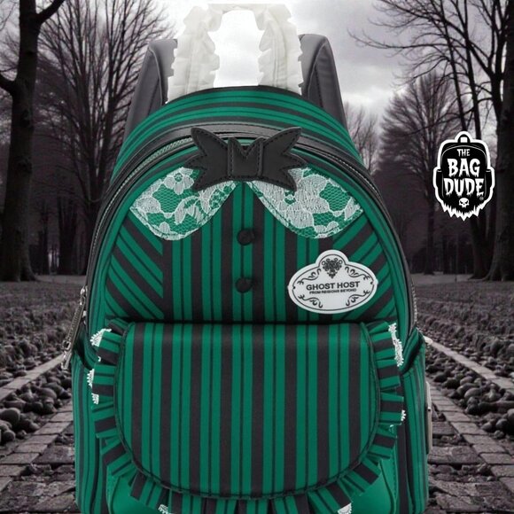 Loungefly Disney Parks The Haunted Mansion Ghost Host Mini Backpack main image 5